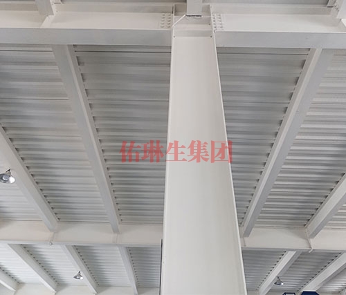 薄型钢结构防火涂料-喷涂后效果